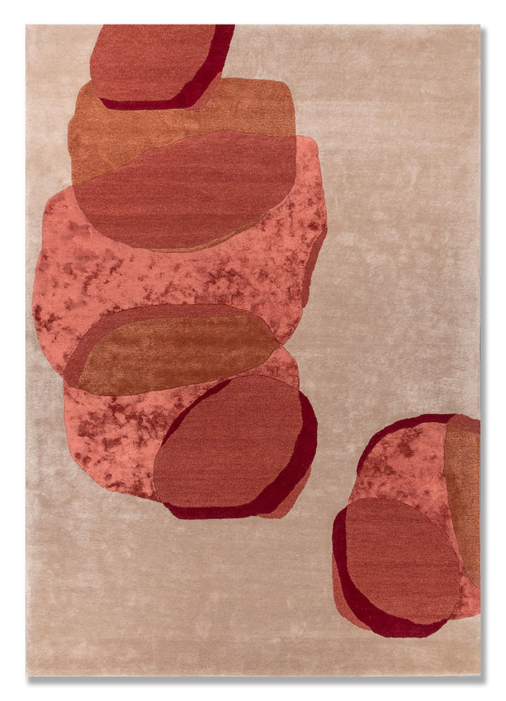 joy ivory wool and viscose Hand Tufted Rug - HeadShot joy ivory wool and viscose Hand Tufted Rug - HeadShot