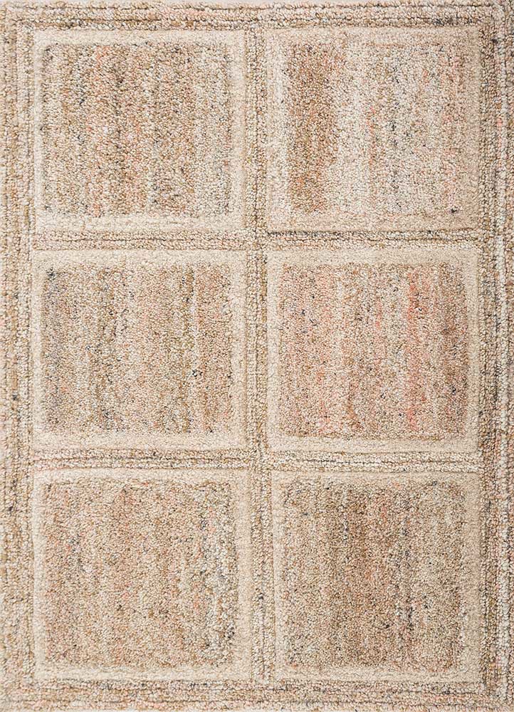  multi wool and viscose Hand Tufted Rug