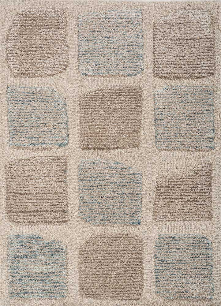 aprezo multi wool and viscose Hand Tufted Rug - HeadShot