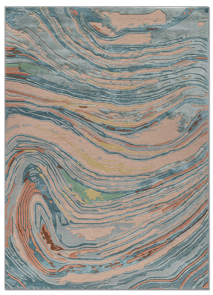 genesis green wool and viscose Hand Tufted Rug - HeadShot genesis green wool and viscose Hand Tufted Rug - HeadShot