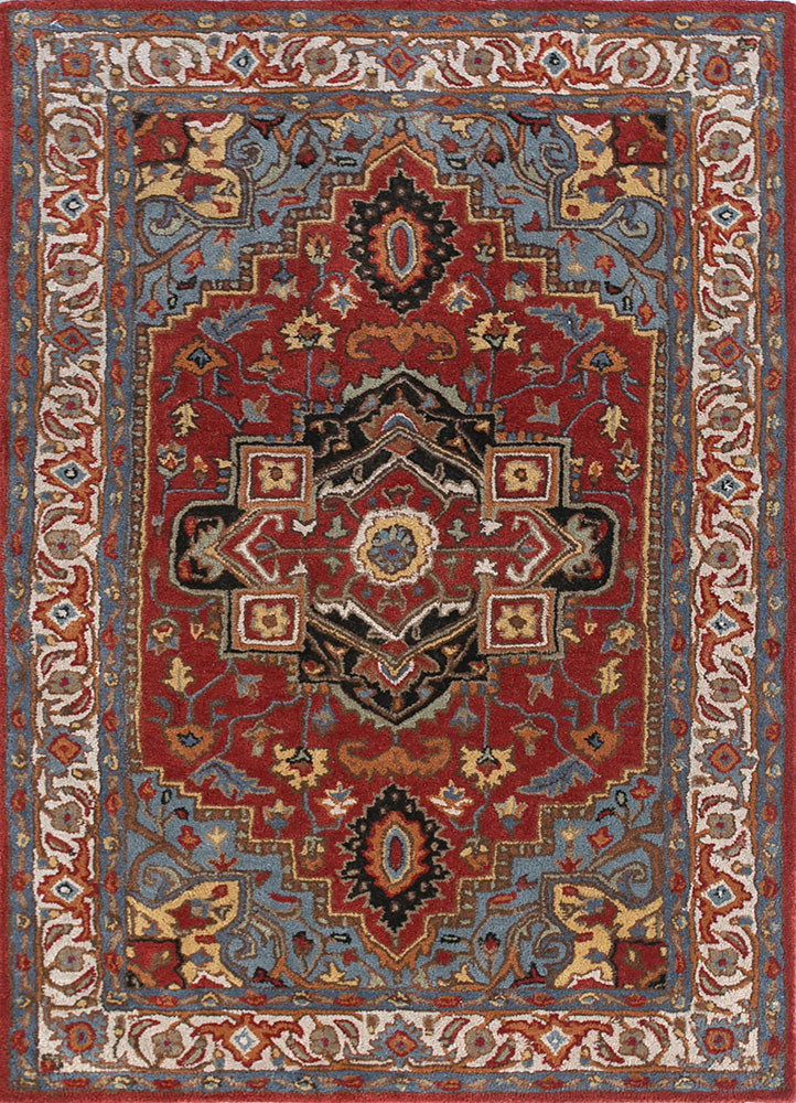 mythos red and orange wool Hand Tufted Rug - HeadShot mythos red and orange wool Hand Tufted Rug - HeadShot