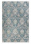 kasbah blue wool and viscose Hand Tufted Rug - HeadShot kasbah blue wool and viscose Hand Tufted Rug - HeadShot