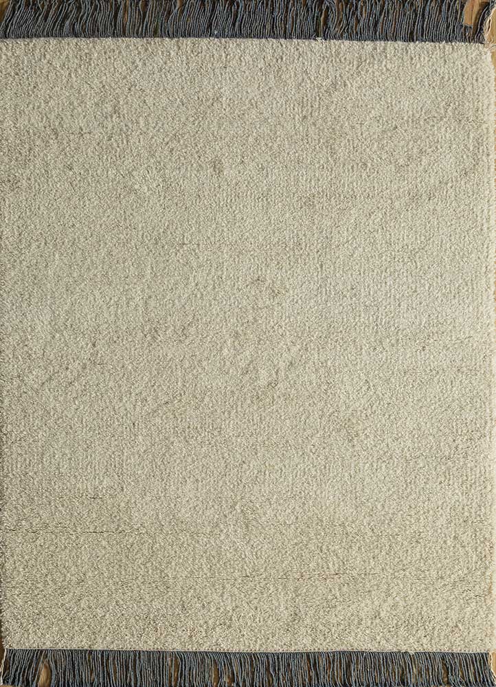 manifest ivory wool Hand Knotted Rug - HeadShot