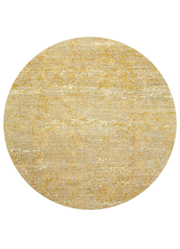 chaos theory by kavi gold wool and bamboo silk Hand Knotted Rug - HeadShot chaos theory by kavi gold wool and bamboo silk Hand Knotted Rug - HeadShot