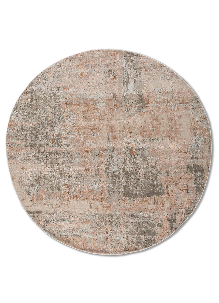 uvenuti ivory wool and bamboo silk Hand Knotted Rug - HeadShot