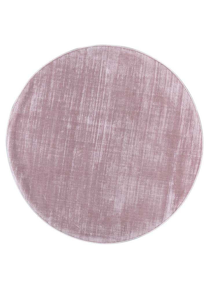 basis pink and purple viscose Hand Loom Rug - HeadShot