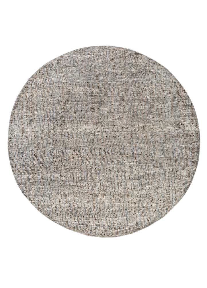 manifest blue wool Hand Knotted Rug - HeadShot