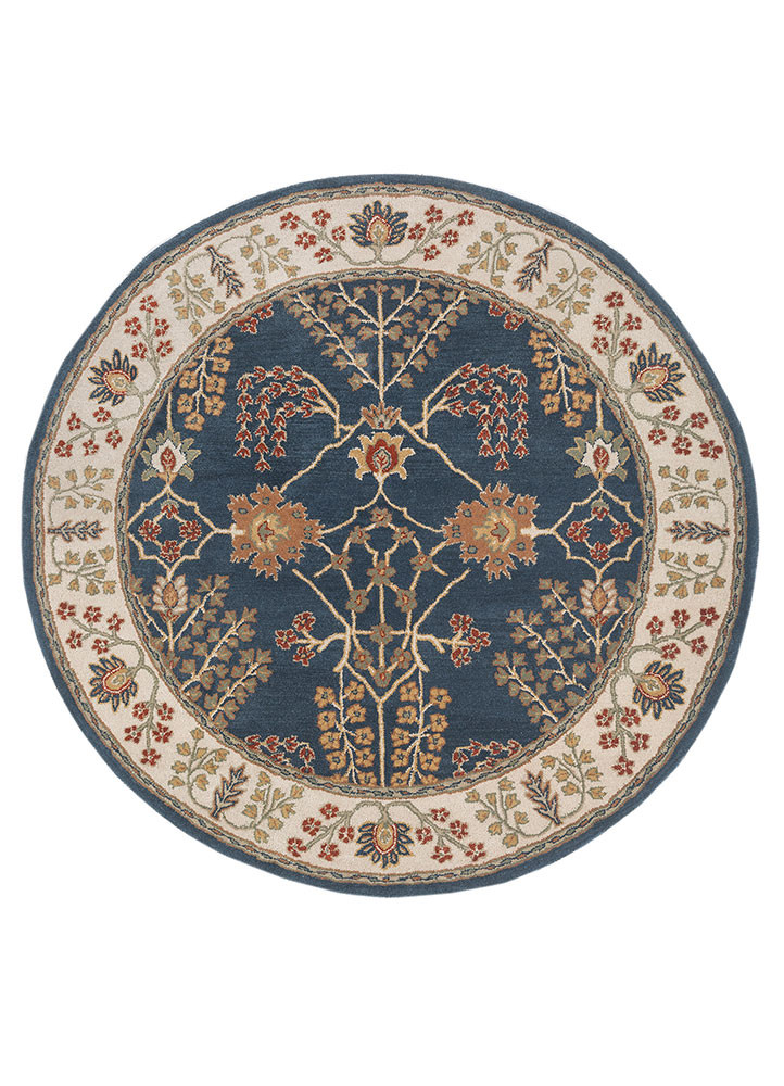 kasbah blue wool Hand Tufted Rug - HeadShot kasbah blue wool Hand Tufted Rug - HeadShot