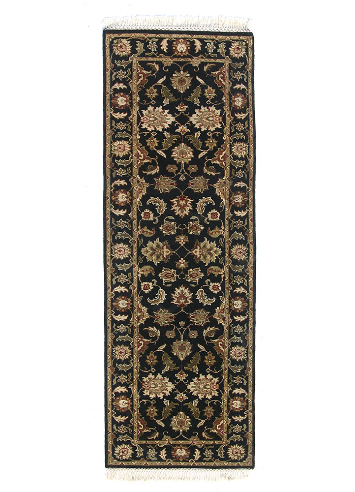 gulnar grey and black wool Hand Knotted Rug - HeadShot gulnar grey and black wool Hand Knotted Rug - HeadShot