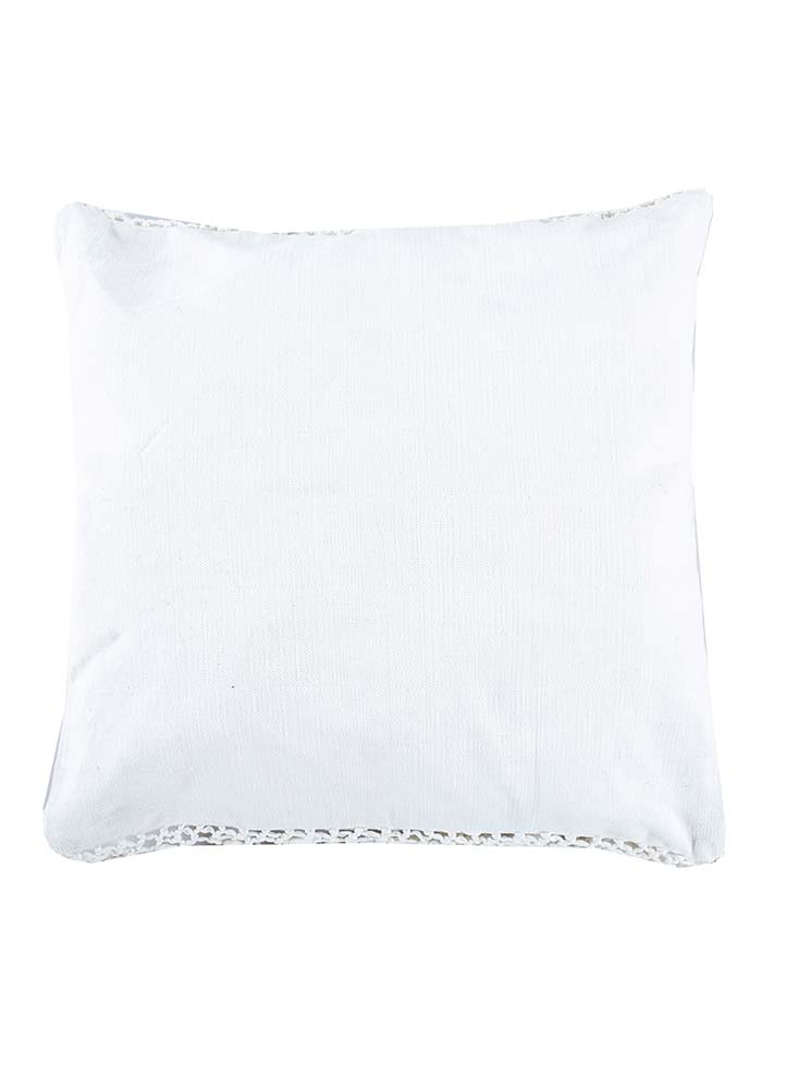  ivory cotton Cushion Cover Rug