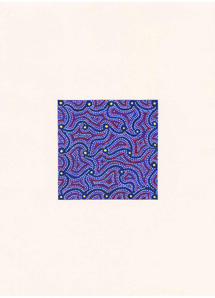 Geometric Groove vibrant  Art Work Rug