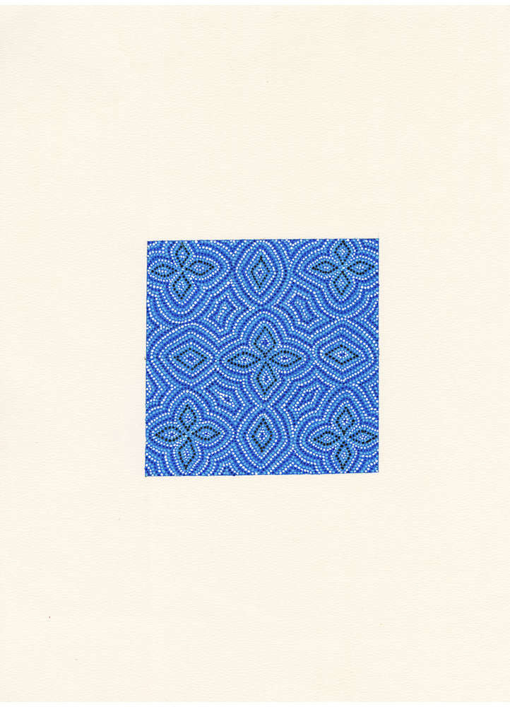 Geometric Bloom vibrant  Art Work Rug