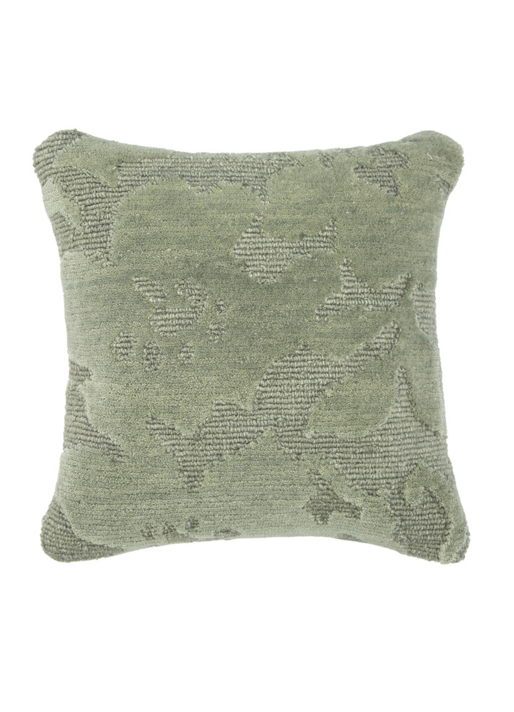  blue wool Cushion Cover Rug