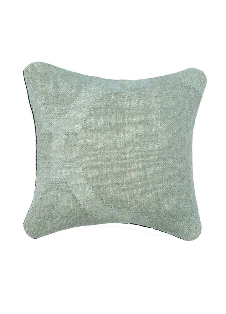 cushion blue wool Cushion Cover Rug - HeadShot cushion blue wool Cushion Cover Rug - HeadShot