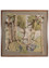 wall installation green wool and silk Wall Art Rug - HeadShot wall installation green wool and silk Wall Art Rug - HeadShot