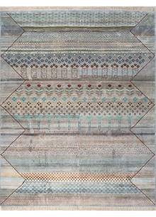 manchaha blue silk Hand Knotted Rug