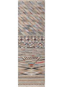 manchaha ivory wool and bamboo silk Hand Knotted Rug