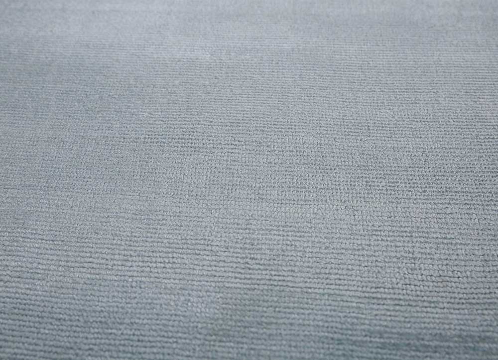 basis blue viscose Hand Loom Rug - Loom basis blue viscose Hand Loom Rug - Loom