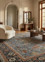 someplace in time blue afghan wool Hand Knotted Rug - OtherShot1 someplace in time blue afghan wool Hand Knotted Rug - OtherShot1