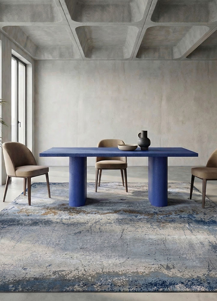chaos theory by kavi ivory wool and bamboo silk Hand Knotted Rug - OtherShot1 chaos theory by kavi ivory wool and bamboo silk Hand Knotted Rug - OtherShot1