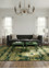 chaos theory by kavi green wool and bamboo silk Hand Knotted Rug - OtherShot1 chaos theory by kavi green wool and bamboo silk Hand Knotted Rug - OtherShot1