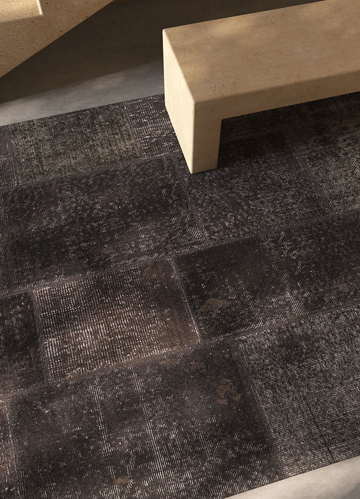 provenance grey and black wool Hand Knotted Rug - OtherShot1 provenance grey and black wool Hand Knotted Rug - OtherShot1