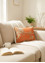 cushion red and orange wool and viscose Cushion Cover Rug - OtherShot1 cushion red and orange wool and viscose Cushion Cover Rug - OtherShot1