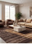 cera beige and brown viscose Hand Tufted Rug - OtherShot1 cera beige and brown viscose Hand Tufted Rug - OtherShot1