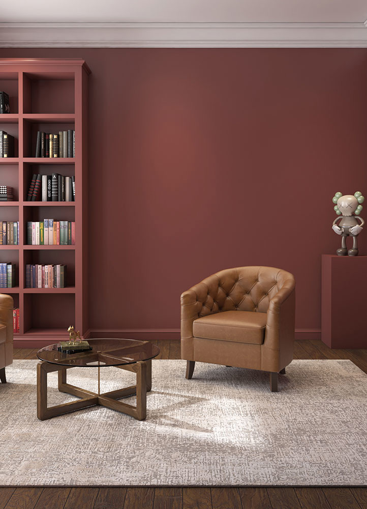 uvenuti grey and black wool and bamboo silk Hand Knotted Rug - OtherShot2 uvenuti grey and black wool and bamboo silk Hand Knotted Rug - OtherShot2