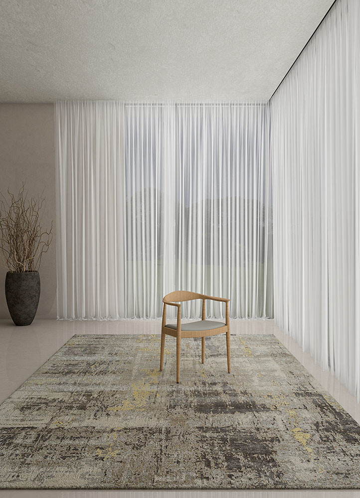 uvenuti ivory wool and bamboo silk Hand Knotted Rug - OtherShot2 uvenuti ivory wool and bamboo silk Hand Knotted Rug - OtherShot2