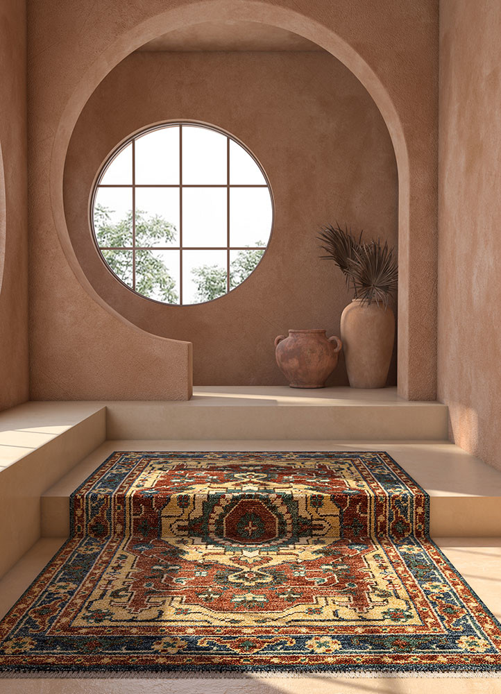 savana multi wool Hand Knotted Rug - OtherShot2 savana multi wool Hand Knotted Rug - OtherShot2