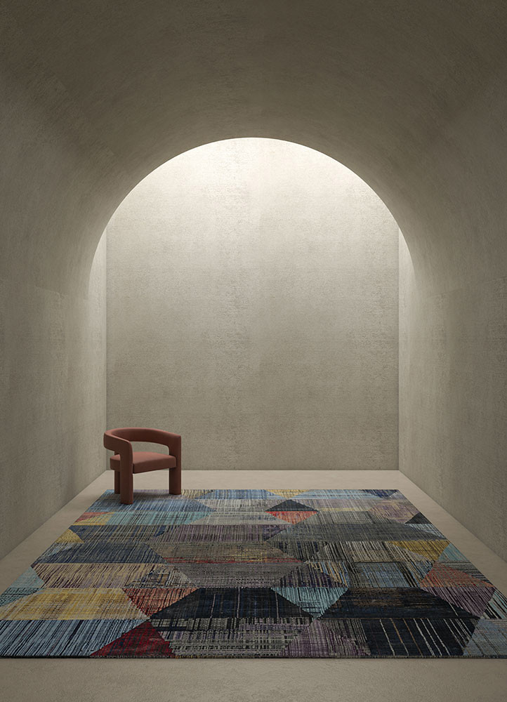 unstring by kavi multi wool and bamboo silk Hand Knotted Rug - OtherShot2 unstring by kavi multi wool and bamboo silk Hand Knotted Rug - OtherShot2