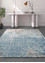 mythos blue wool and viscose Hand Tufted Rug - OtherShot2 mythos blue wool and viscose Hand Tufted Rug - OtherShot2