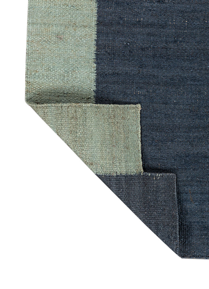 daaira blue jute and hemp Flat Weaves Rug - Perspective