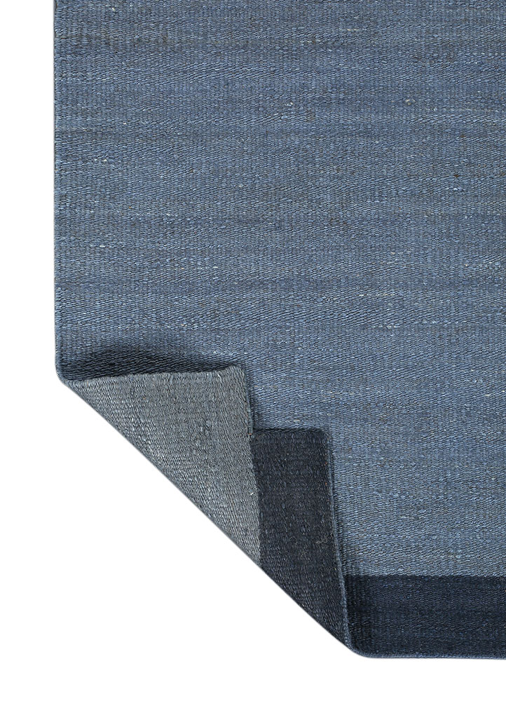 daaira blue jute and hemp Flat Weaves Rug - Perspective daaira blue jute and hemp Flat Weaves Rug - Perspective