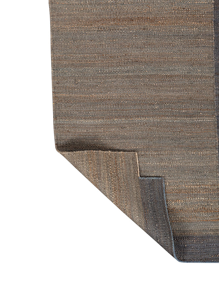 daaira grey and black jute and hemp Flat Weaves Rug - Perspective