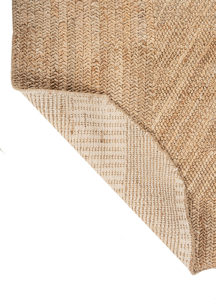 nomadic threads beige and brown jute and hemp Flat Weaves Rug - Perspective