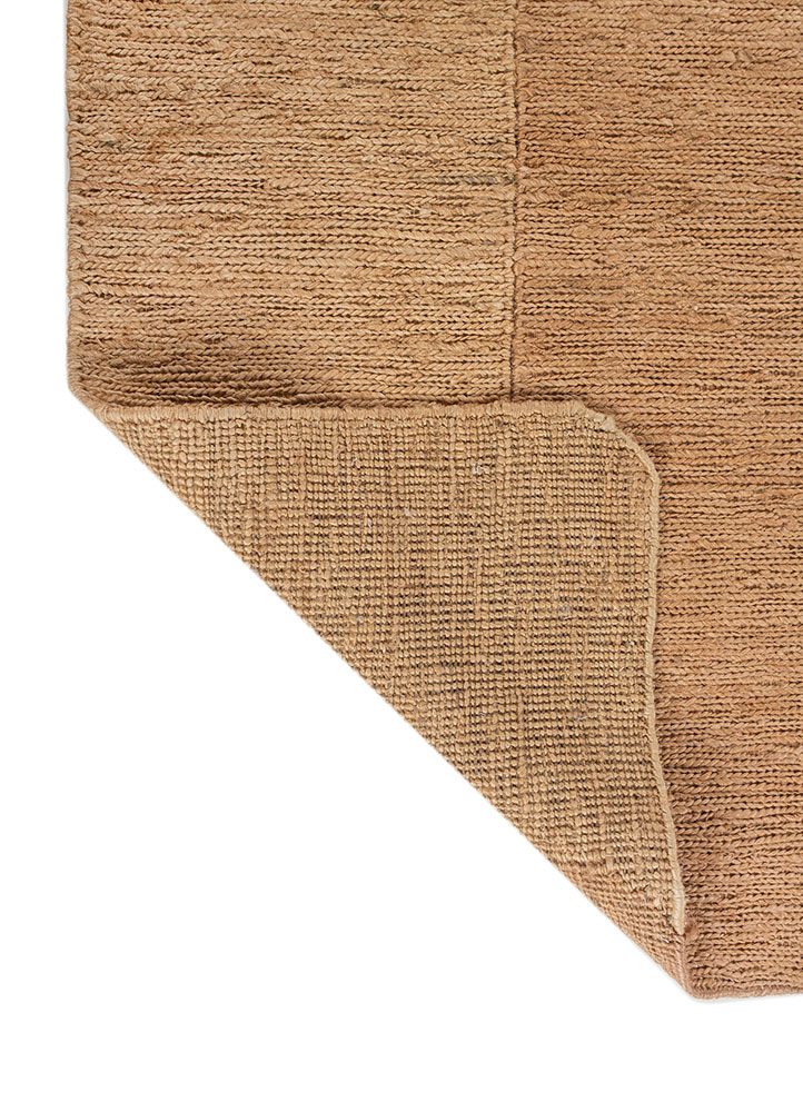 daaira beige and brown jute and hemp Hand Knotted Rug - Perspective