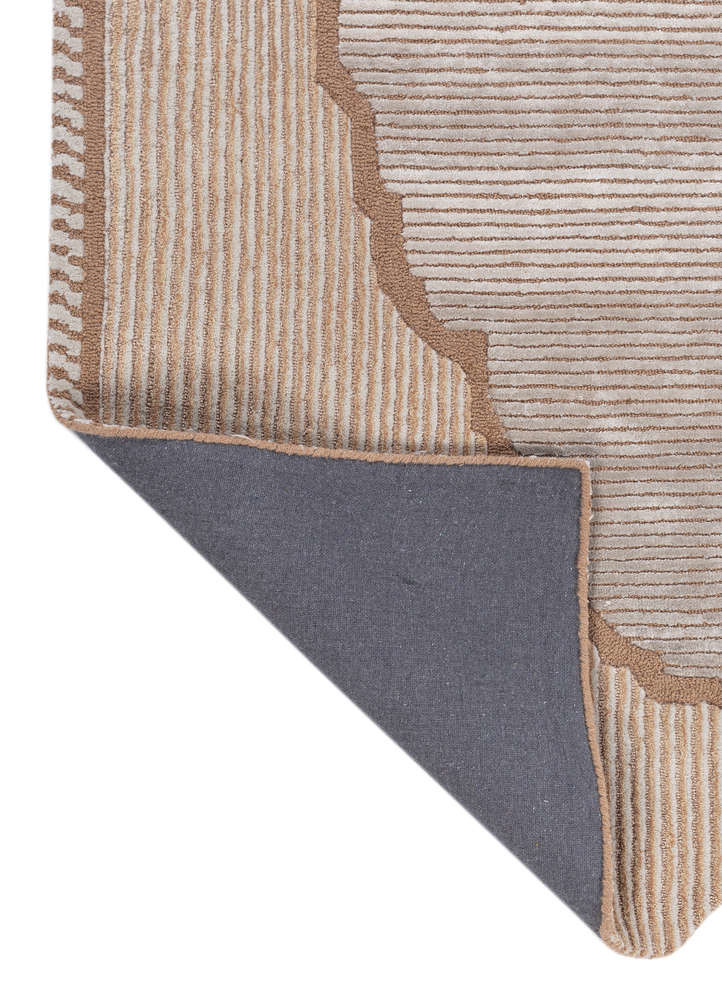 white noise ivory wool and viscose Hand Tufted Rug - Perspective white noise ivory wool and viscose Hand Tufted Rug - Perspective
