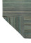abrash blue wool Flat Weaves Rug - Perspective abrash blue wool Flat Weaves Rug - Perspective