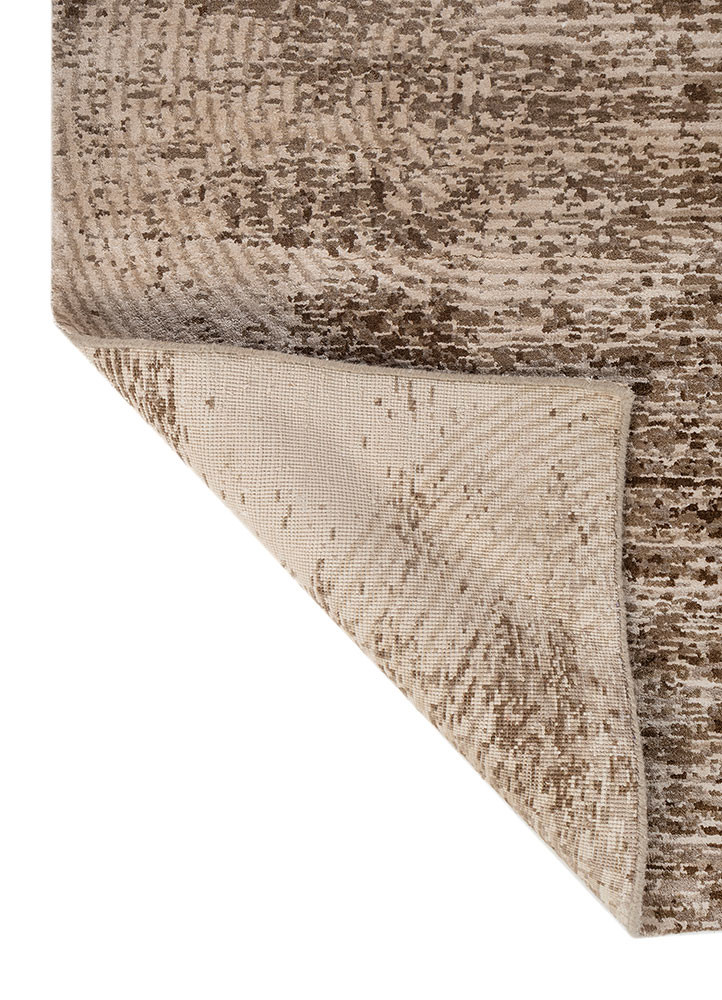 entropy ivory wool and bamboo silk Hand Knotted Rug - Perspective entropy ivory wool and bamboo silk Hand Knotted Rug - Perspective
