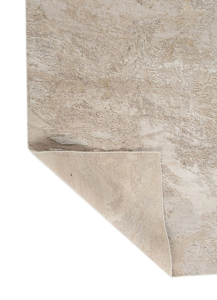 entropy ivory wool and silk Hand Knotted Rug - Perspective entropy ivory wool and silk Hand Knotted Rug - Perspective