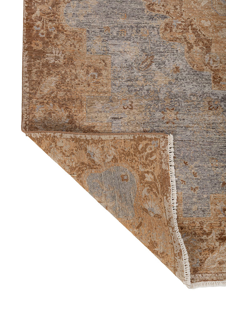 someplace in time red and orange afghan wool Hand Knotted Rug - Perspective someplace in time red and orange afghan wool Hand Knotted Rug - Perspective