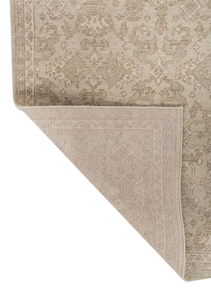 erbe blue wool Hand Knotted Rug - Perspective erbe blue wool Hand Knotted Rug - Perspective