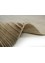 basis beige and brown wool and bamboo silk Hand Loom Rug - Perspective basis beige and brown wool and bamboo silk Hand Loom Rug - Perspective