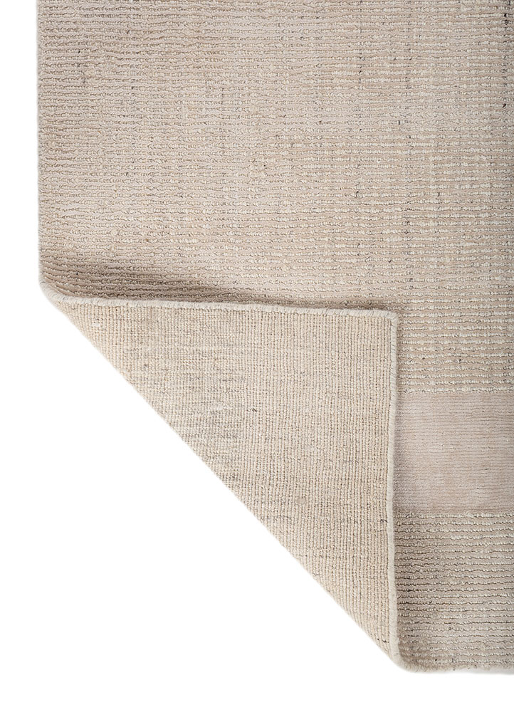 acar ivory wool Hand Loom Rug - Perspective