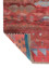 freedom manchaha red and orange wool and bamboo silk Hand Knotted Rug - Perspective freedom manchaha red and orange wool and bamboo silk Hand Knotted Rug - Perspective