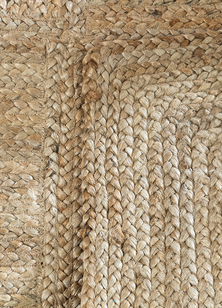 nomadic threads beige and brown jute and hemp Flat Weaves Rug - Perspective