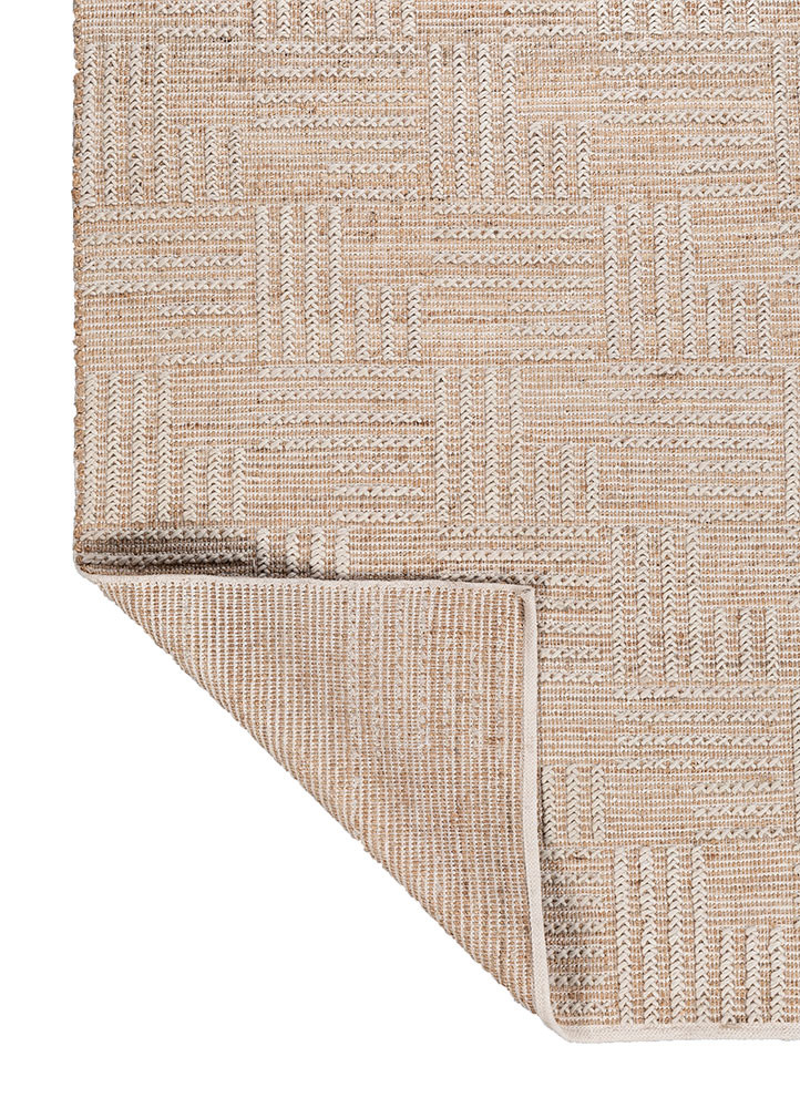 nomadic threads beige and brown jute and hemp Flat Weaves Rug - Perspective nomadic threads beige and brown jute and hemp Flat Weaves Rug - Perspective