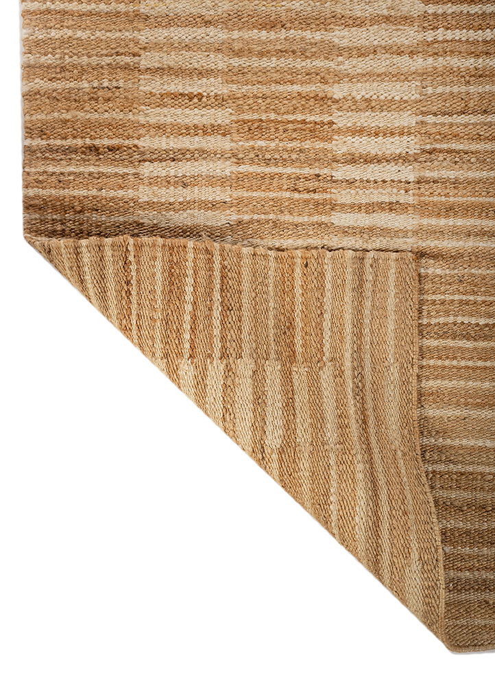 nomadic threads beige and brown jute and hemp Flat Weaves Rug - Perspective